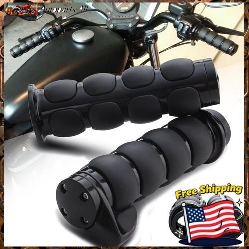 1″ Hand Grips Handlebar w/ Throttle For Harley Breakout Cross Bones Dyna CVO**