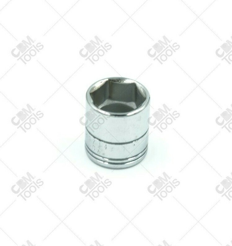 SK Hand Tools 40714 1/4″ Dr. 15mm 6pt Standard Metric Chrome Socket