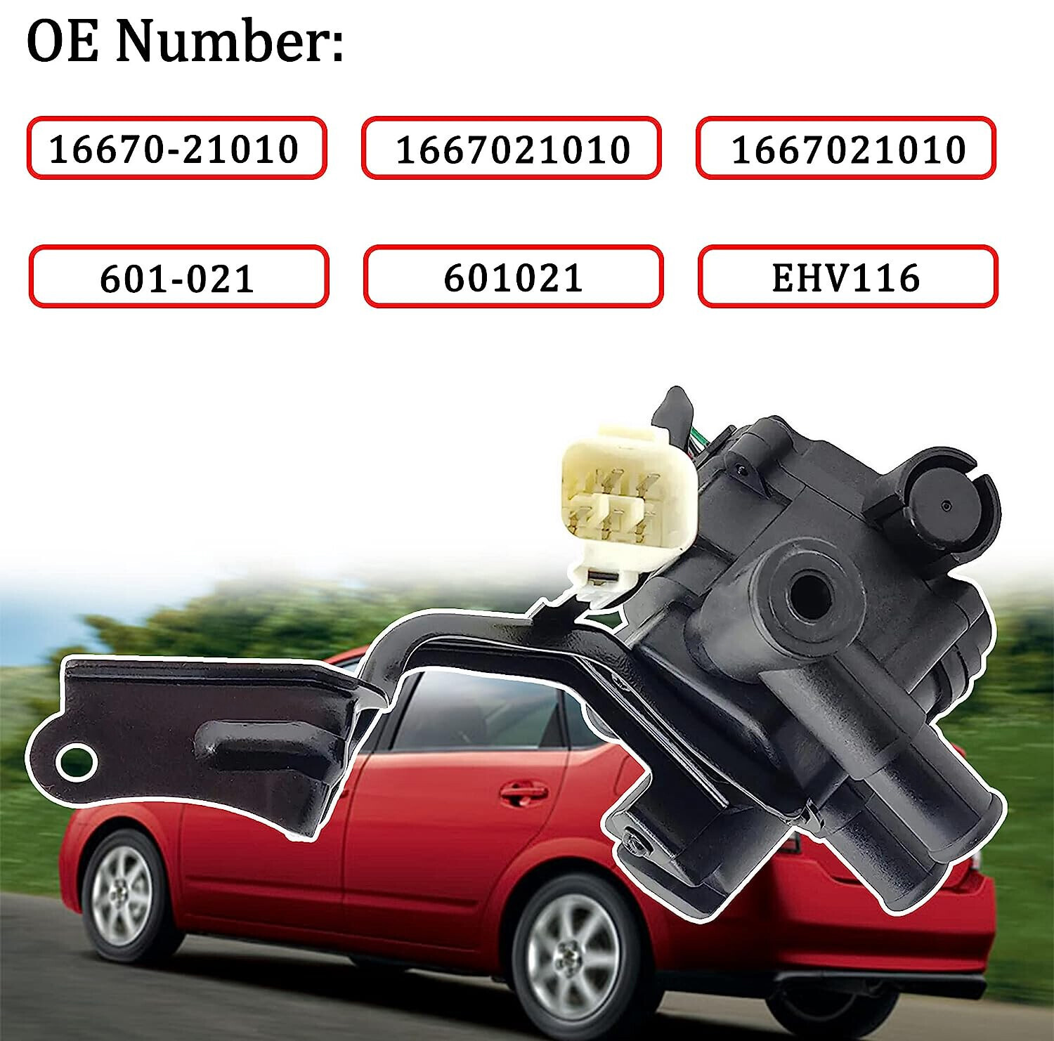 Heater Coolant Control Valve for 2004-2009 Toyota Prius 1.5L L4 16670-21010 New