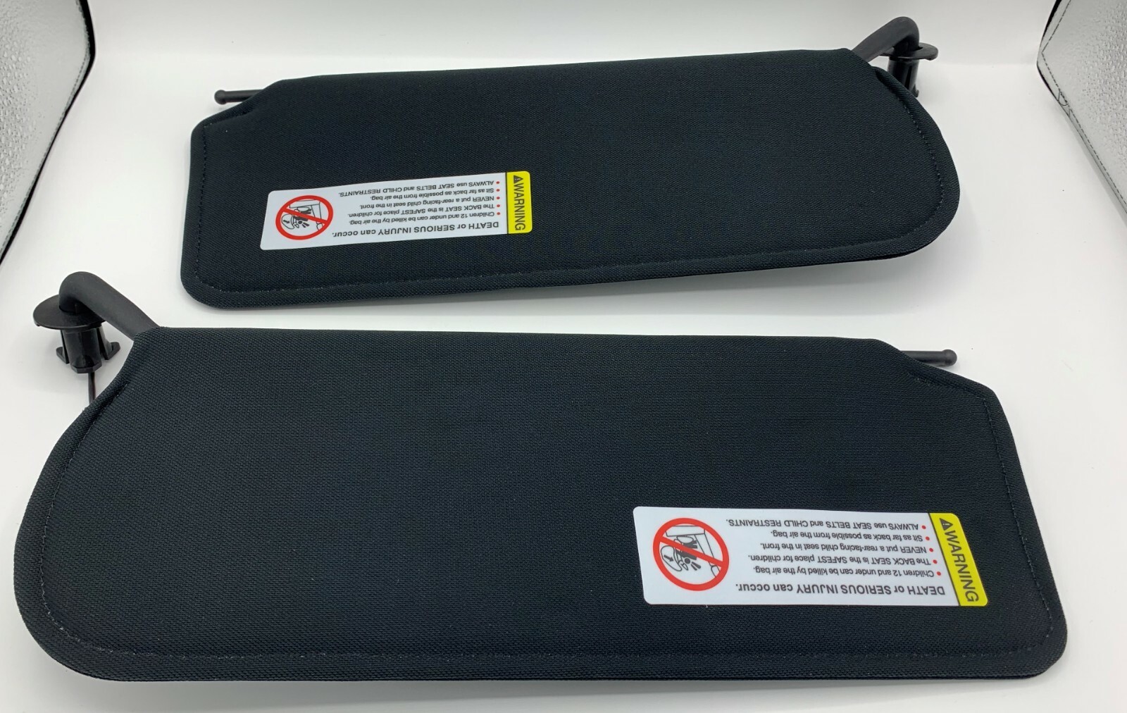 BRAND NEW Sun Visors Sunvisors Black FOR C5 Corvette 1997-2004 UPDATED