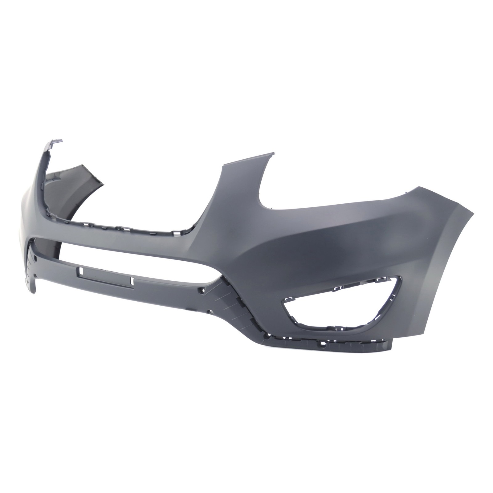 Front Bumper Cover For 2010-2012 Hyundai Santa Fe w/ fog light holes