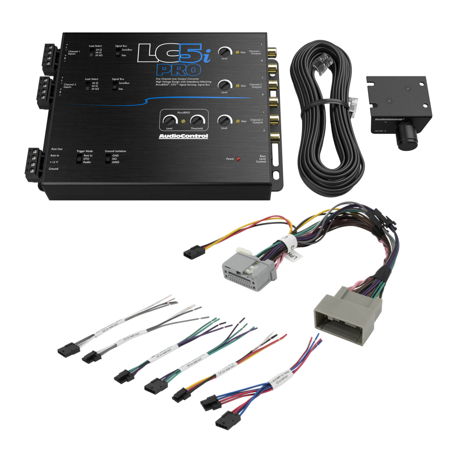 AudioControl LC5i PRO+LPHHD03 Amplifier Integration Solution for Honda & Acura