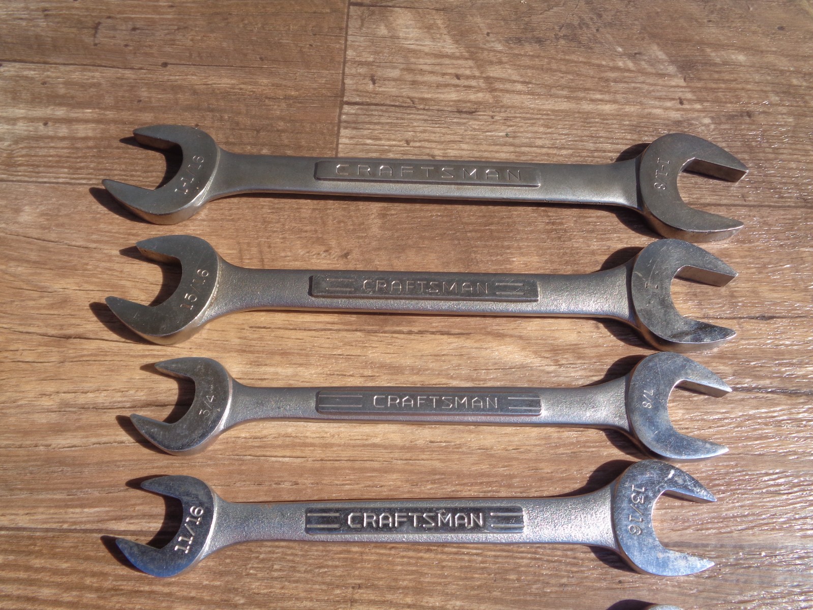 9 – CRAFTSMAN Open End Wrenches SAE 1/4″ – 1-1/8″ Wrench Set