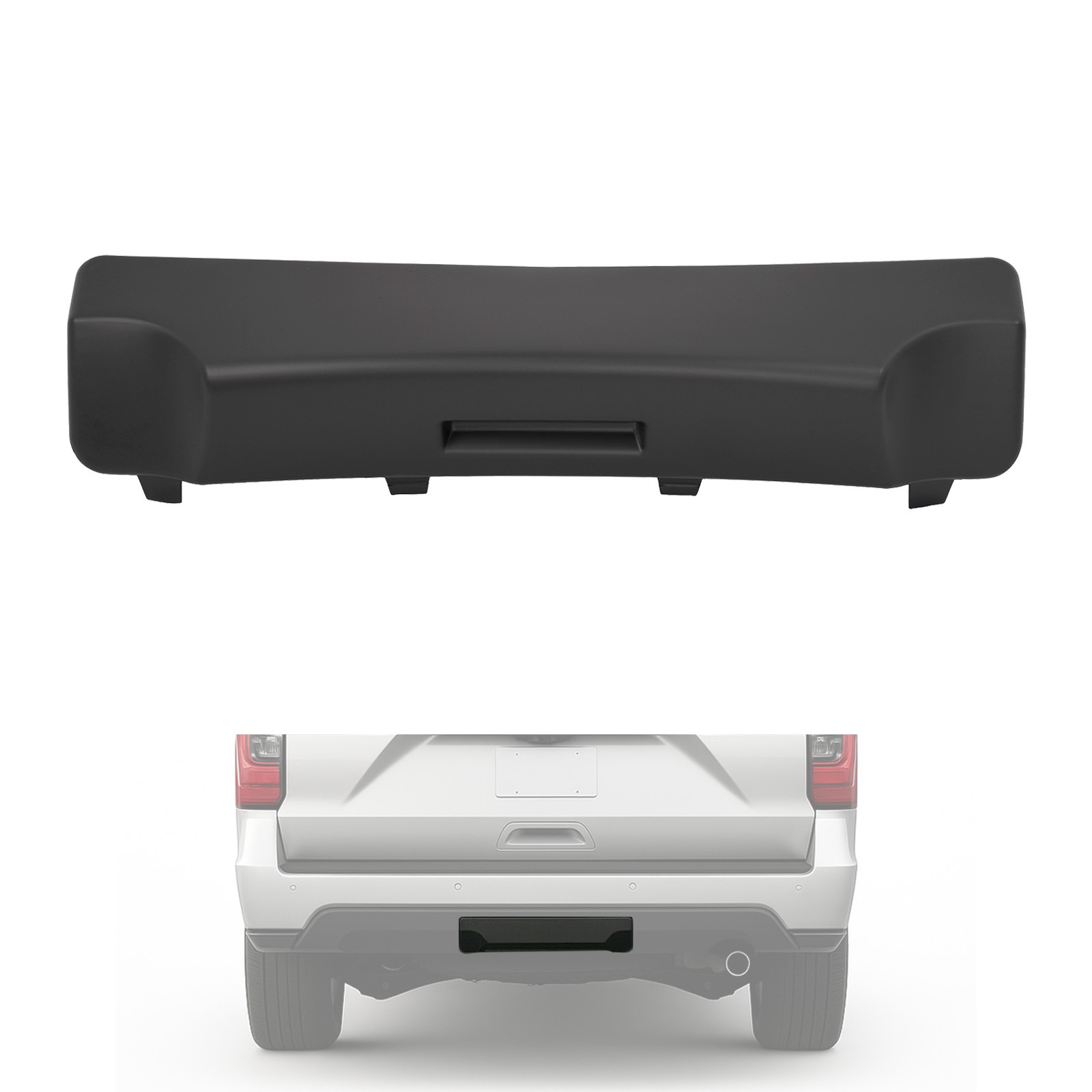 Rear Bumper Trailer Hitch Panel Receiver Cover For Ford Expedition 2018-2021