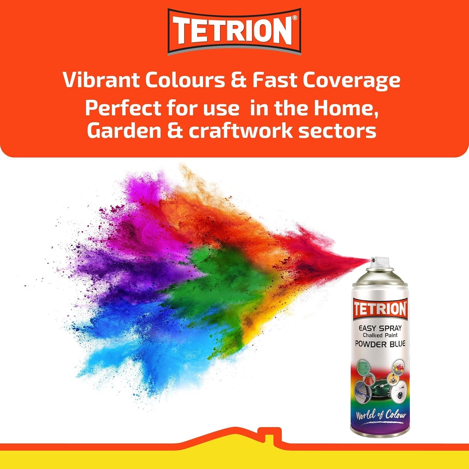 400ml Reflective Spray Paint – Chrome Silver for Wood, Metal & Plastic Projects