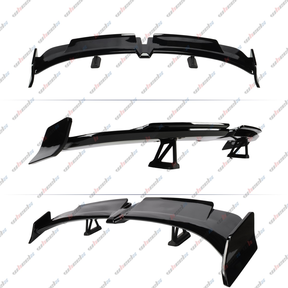 Gloss Black 57″ PRO GT Style Rear Spoiler Wing For Chevy Camaro ZL1 LT LS RS SS