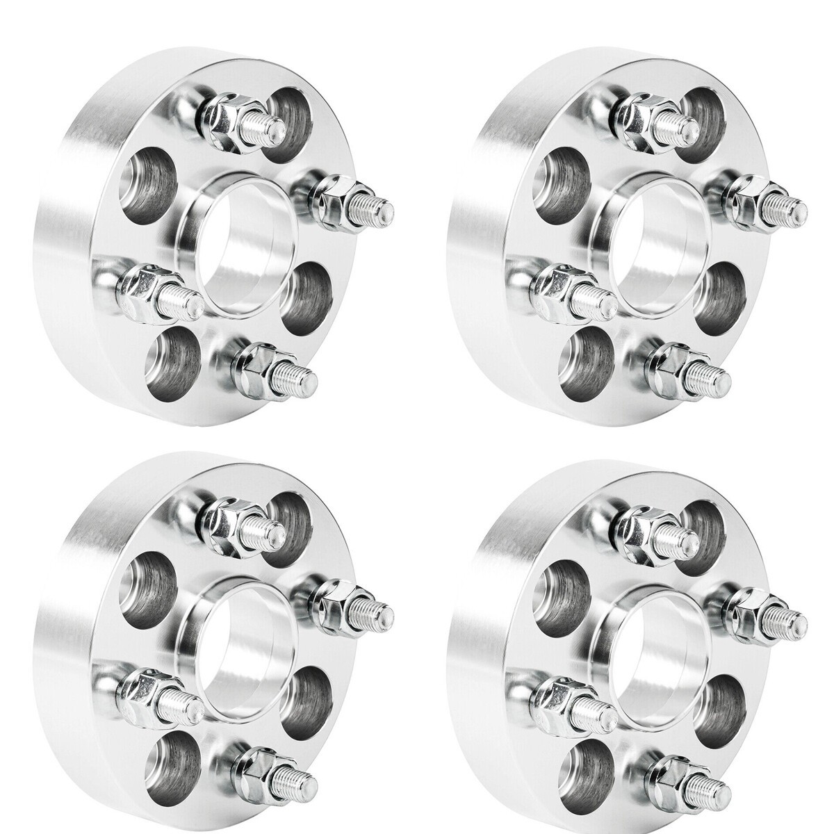 4x 1.25″ 4×100 Wheel Spacers M12x1.5 Studs Hub Centric for Miata Corolla Celica