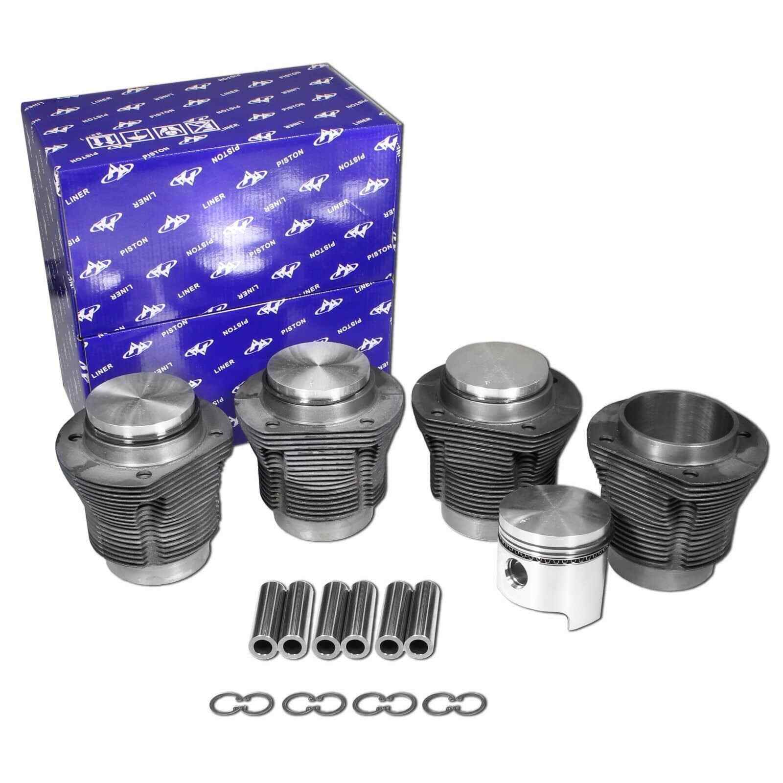 EMPI Piston & Cyl. SET 77mm x 64 Stroke 40HP, 1200cc (Type 1, Bug, Ghia, Bus)