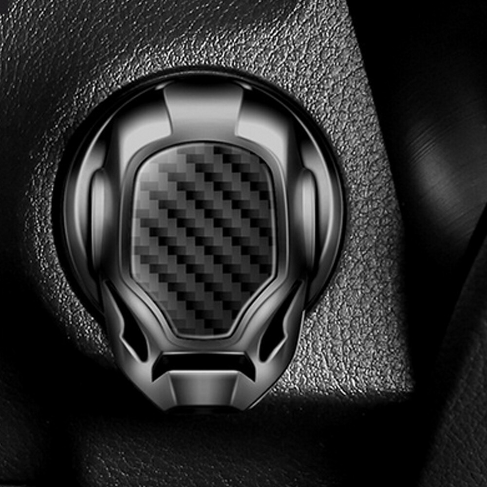Car Engine Start Stop Push Button Switch Trim Cover Cap-Accessories Universal