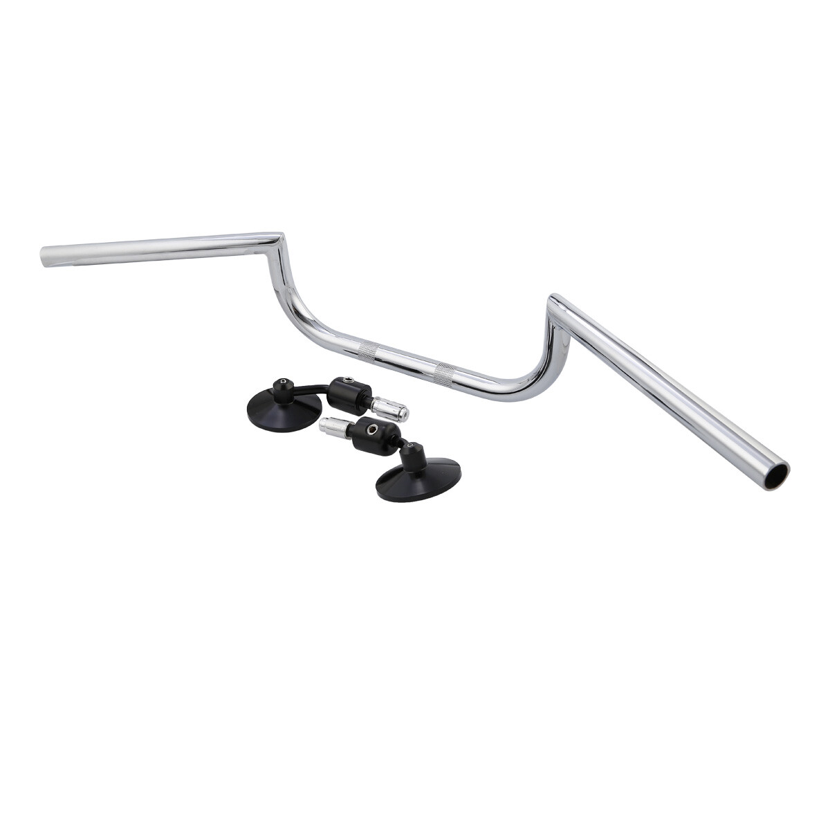 7/8″ 22mm Handlebar & Rear-View Mirrors Fit For Cafe Racer Custom Honda Chrome