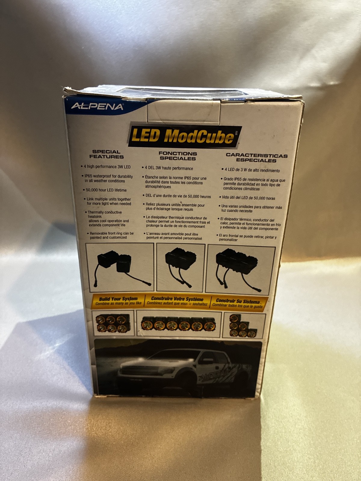 ALPENA LED ModCube Light Bar 12-24V IP 65 UNOPENED
