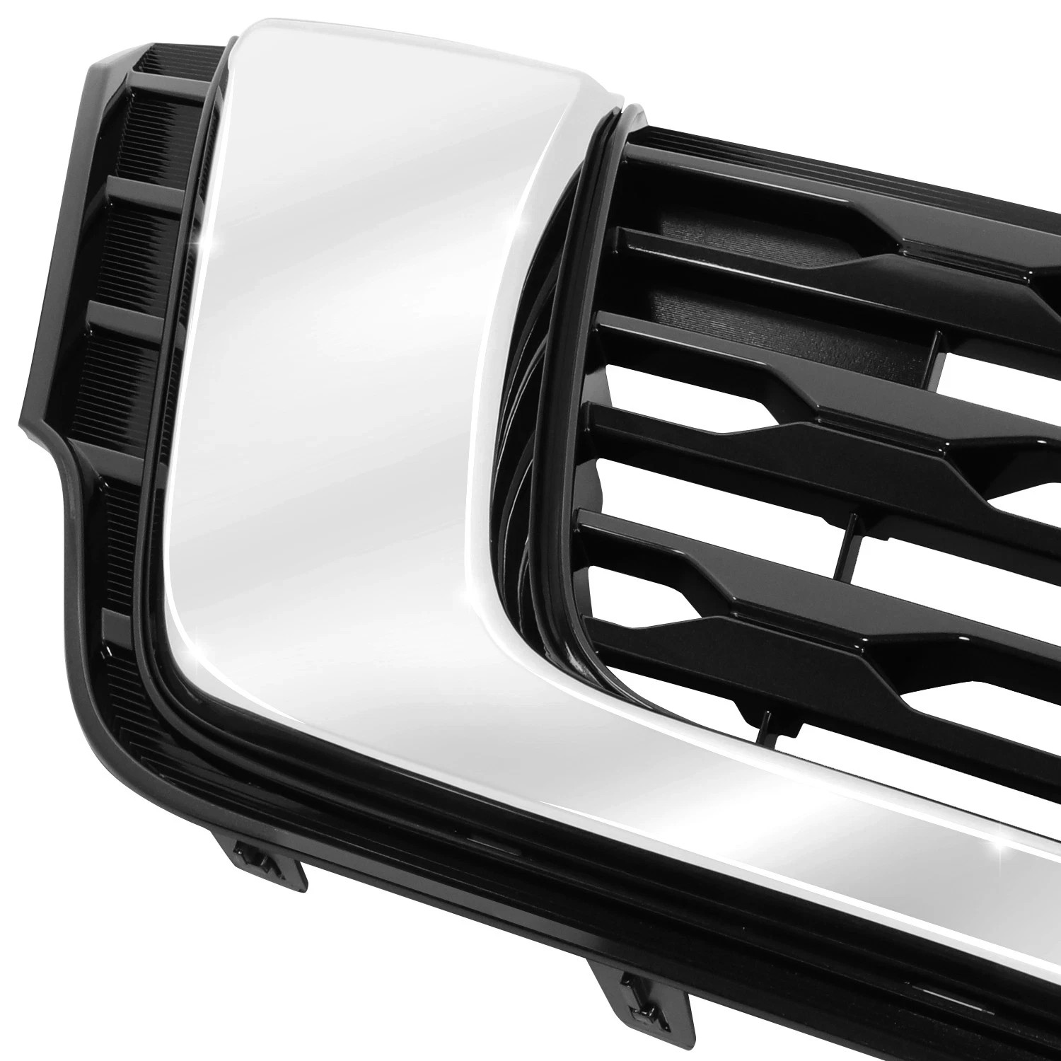 New Front Bumper Cover Grille Set Without Camera Hole For 2014-2016 Nissan Rogue
