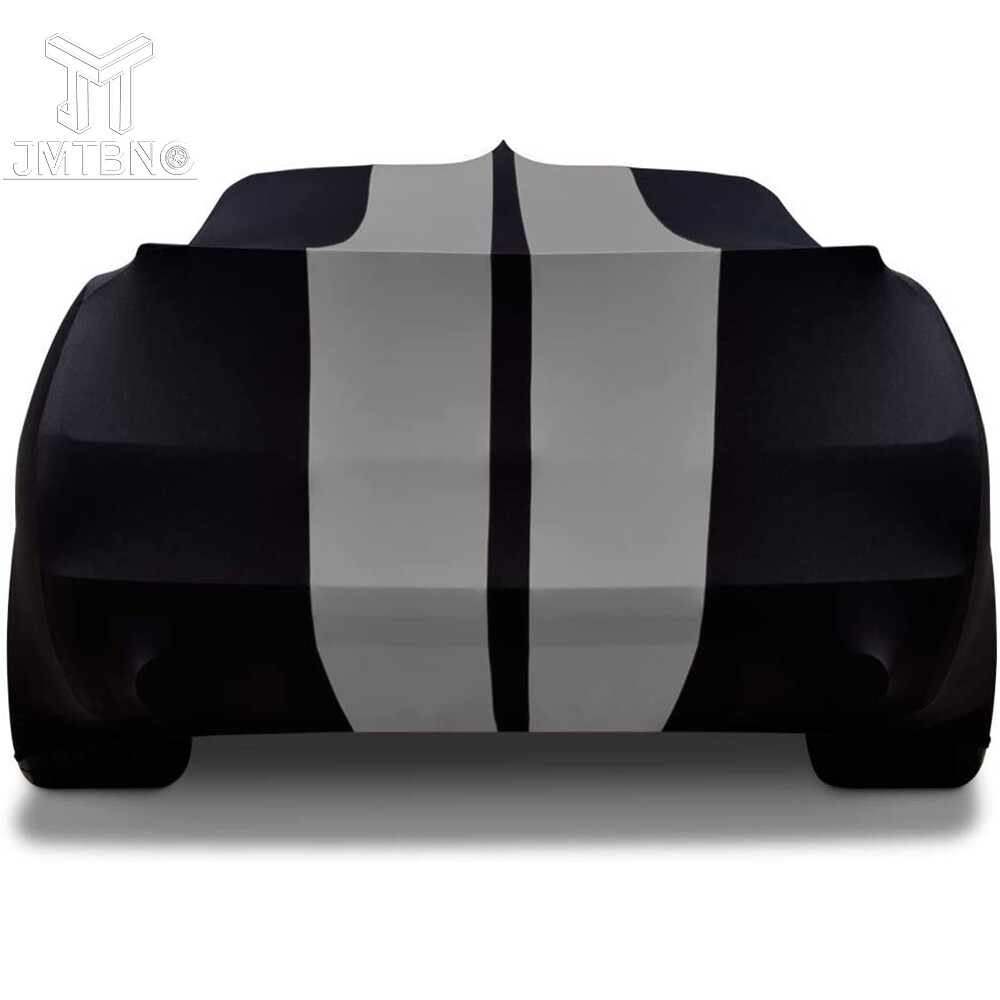 For Ferrari LaFerrari Grey Line Indoor Stain Stretch Full Car Cover UV Proof US