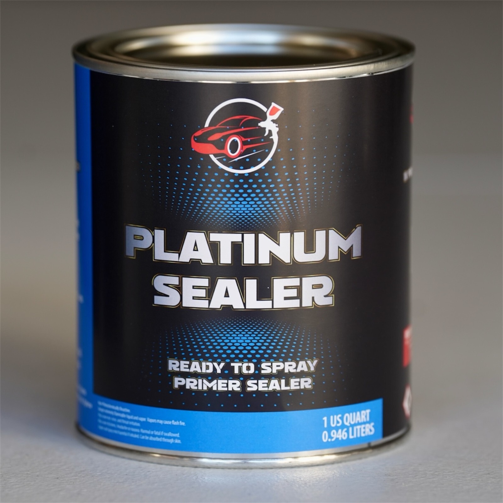 Platinum Sealer Ready to Spray 1K Primer Sealer QUART Size! WHITE BLACK & GRAY!