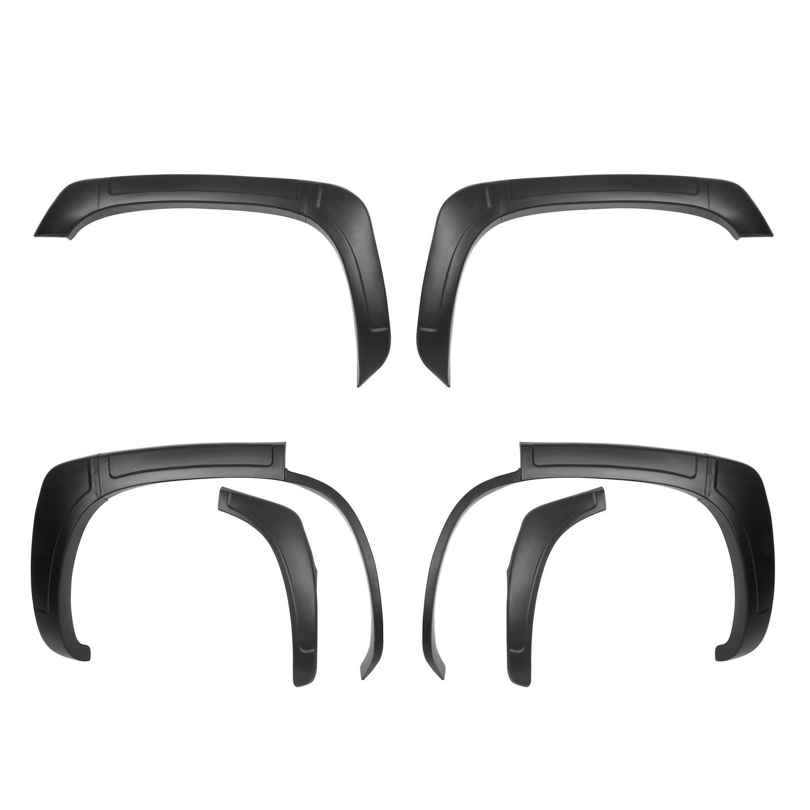 Fits 2000-2006 Chevrolet Tahoe Textured Black Bolt-on Fender Flares Set
