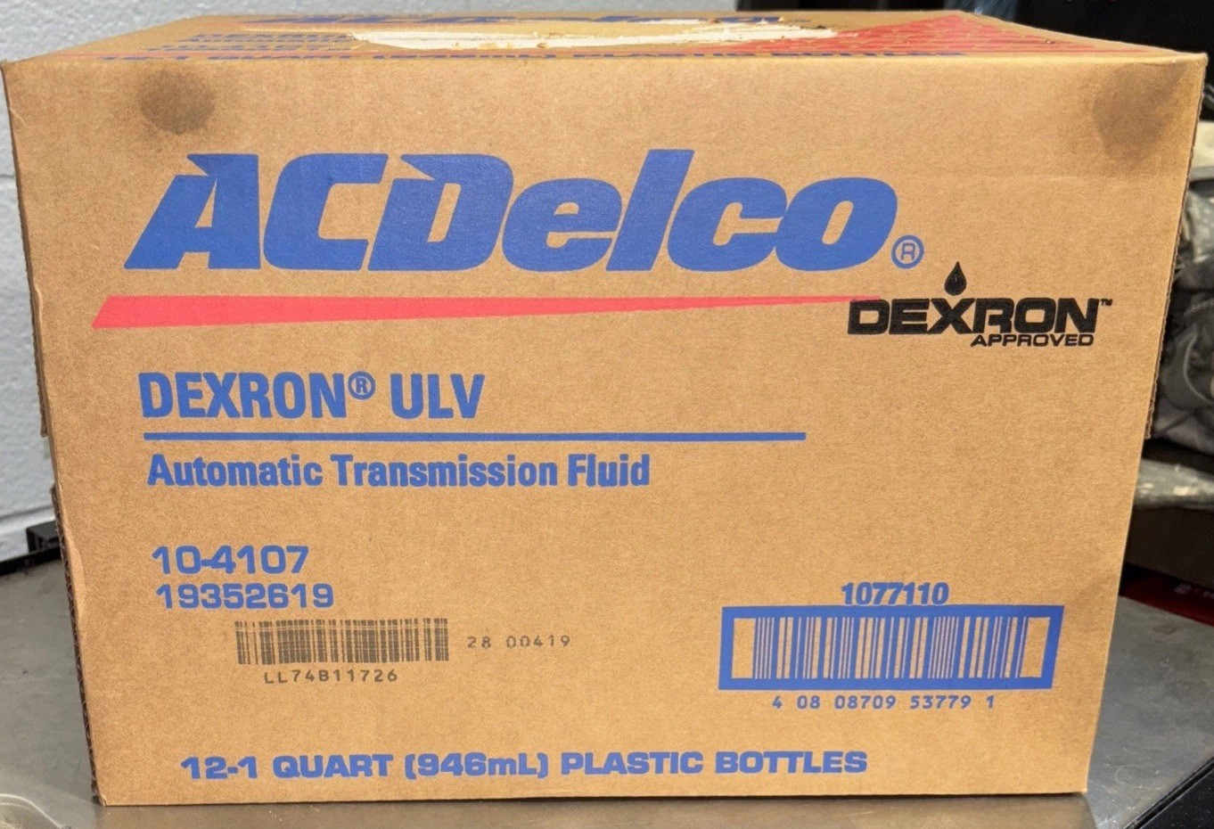 Acdelco Dexron ULV 10-4107 12qts Sealed Case Brand New