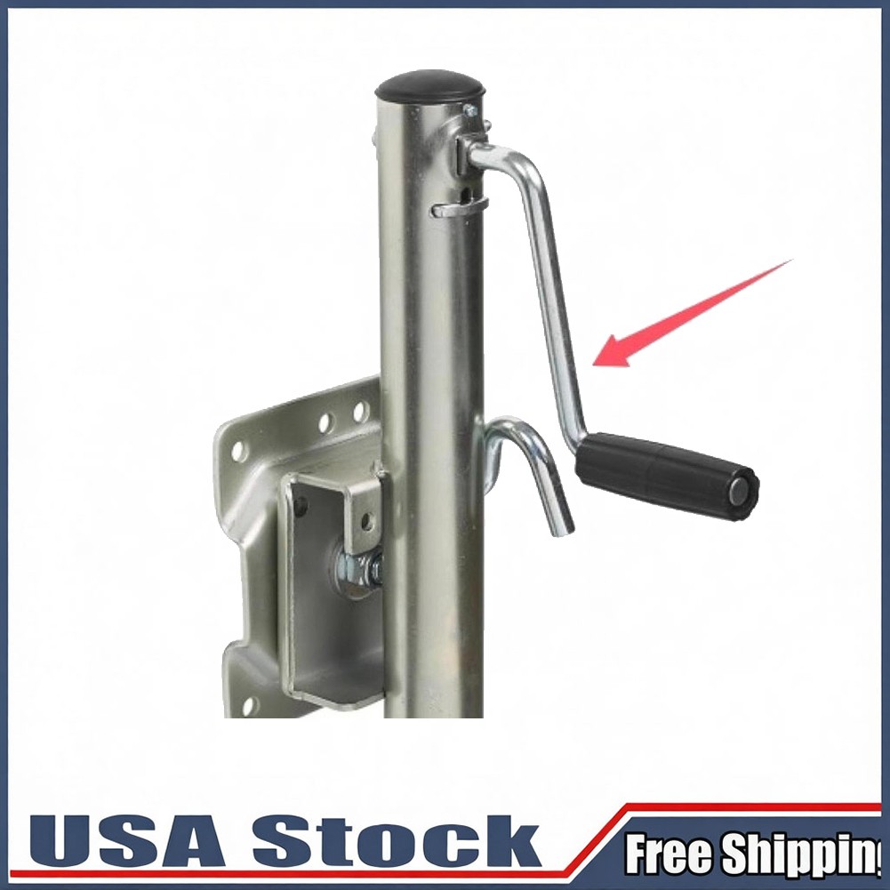 Trailer Jack Crank Handle Sturdy Replace Portable Efficient Easy to Install
