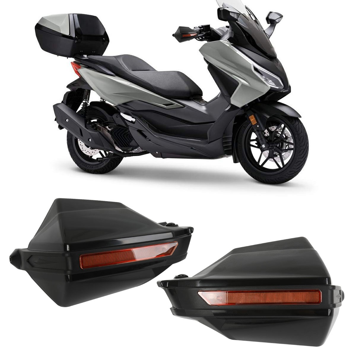 7/8” 22mm Handlebar Handguards Protector For Honda NSS 125 250 350 750 Forza