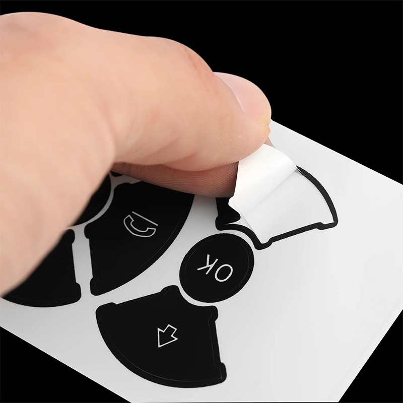 A/C Window Radio Button Repair Sticker Decals For Mercedes W172 W204 W212 W218