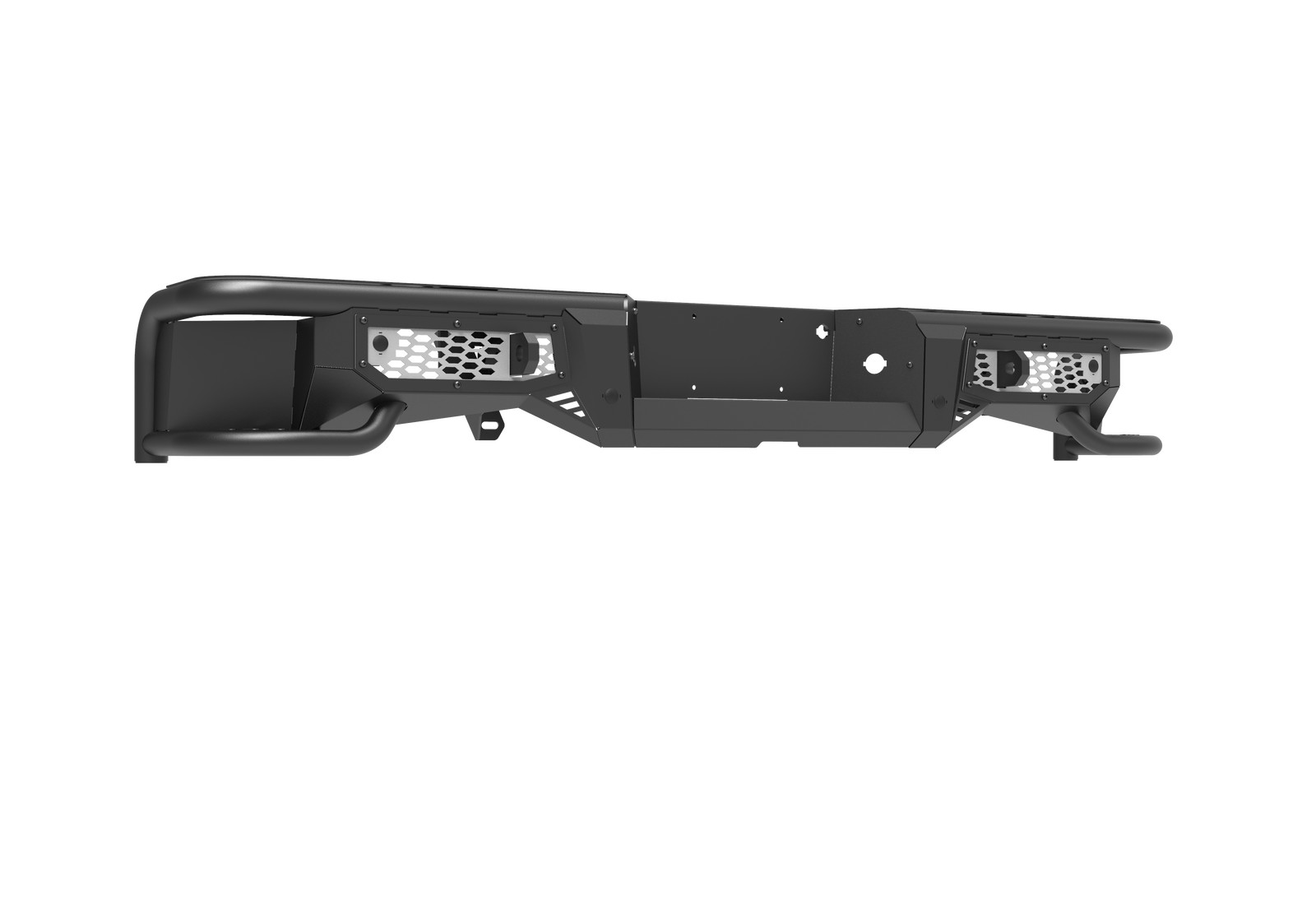 Rear Bumper Silver Painted Replacement Heavy Duty Steel For 2006-2014 Ford F150
