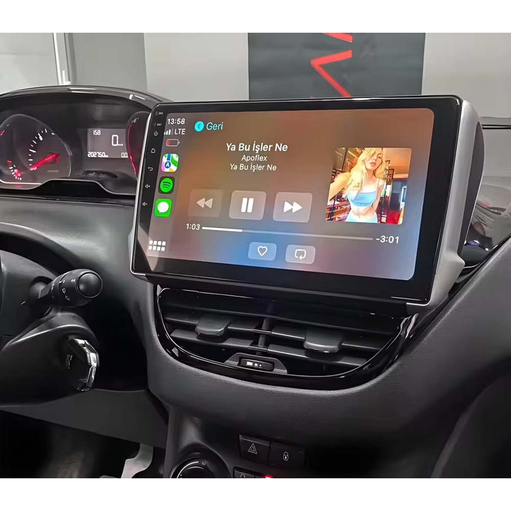 For Peugeot 208 2008 2012-2018 10″ Stereo Carplay GPS Navi Car Radio Multimedia