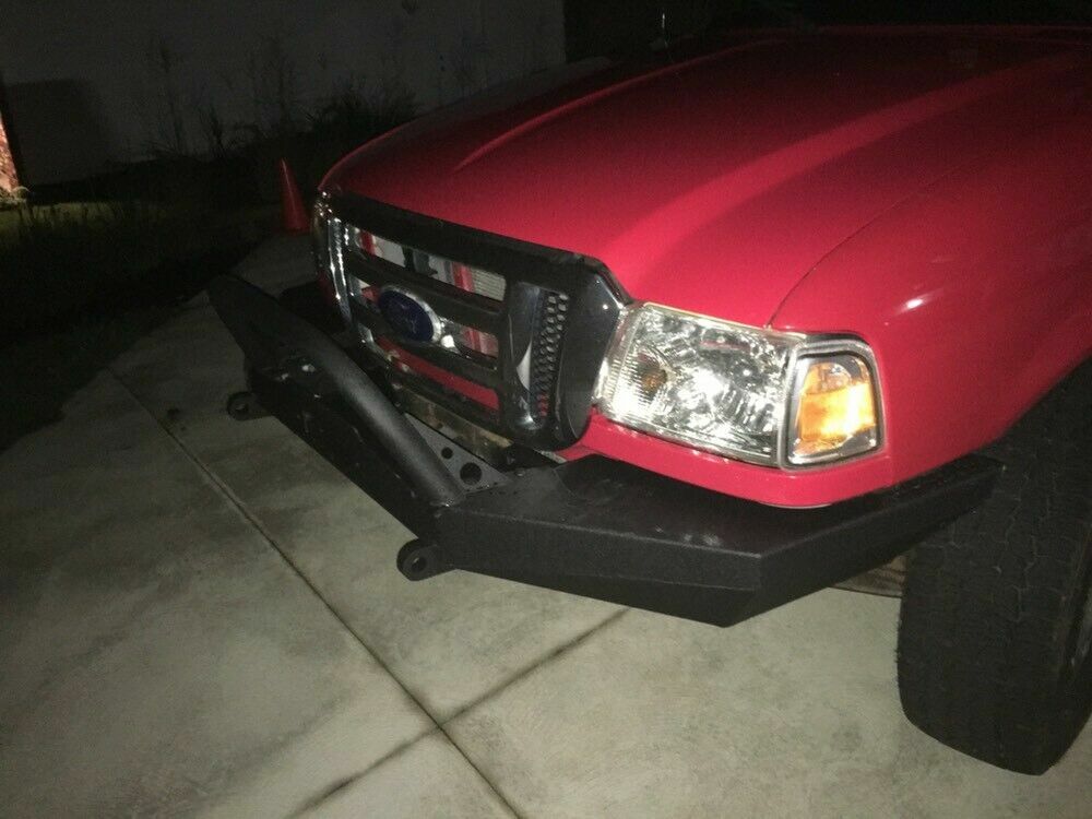 For 1998-2011 Ford Ranger Modular Front Black NEW Winch Bumper with Bull Bar