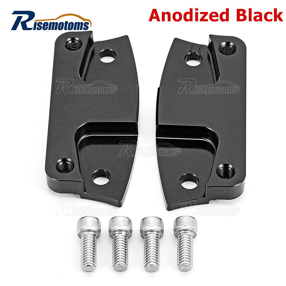 Front 21″ Wheel Fender Risers Bracket Spacer Kit For Harley Electra Street Glide