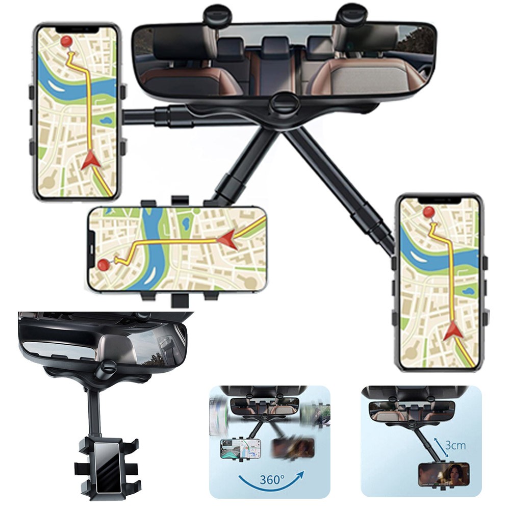 Universal 360° Rotatable Car Phone Mount Holder Car Accessories For Cell Phone