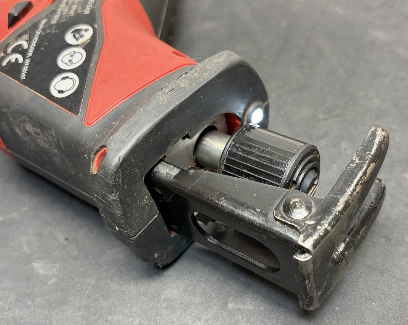 NICE! Snap On CTRS761 RED Reciprocating Saw with 14.4v Lithium Ion Battery