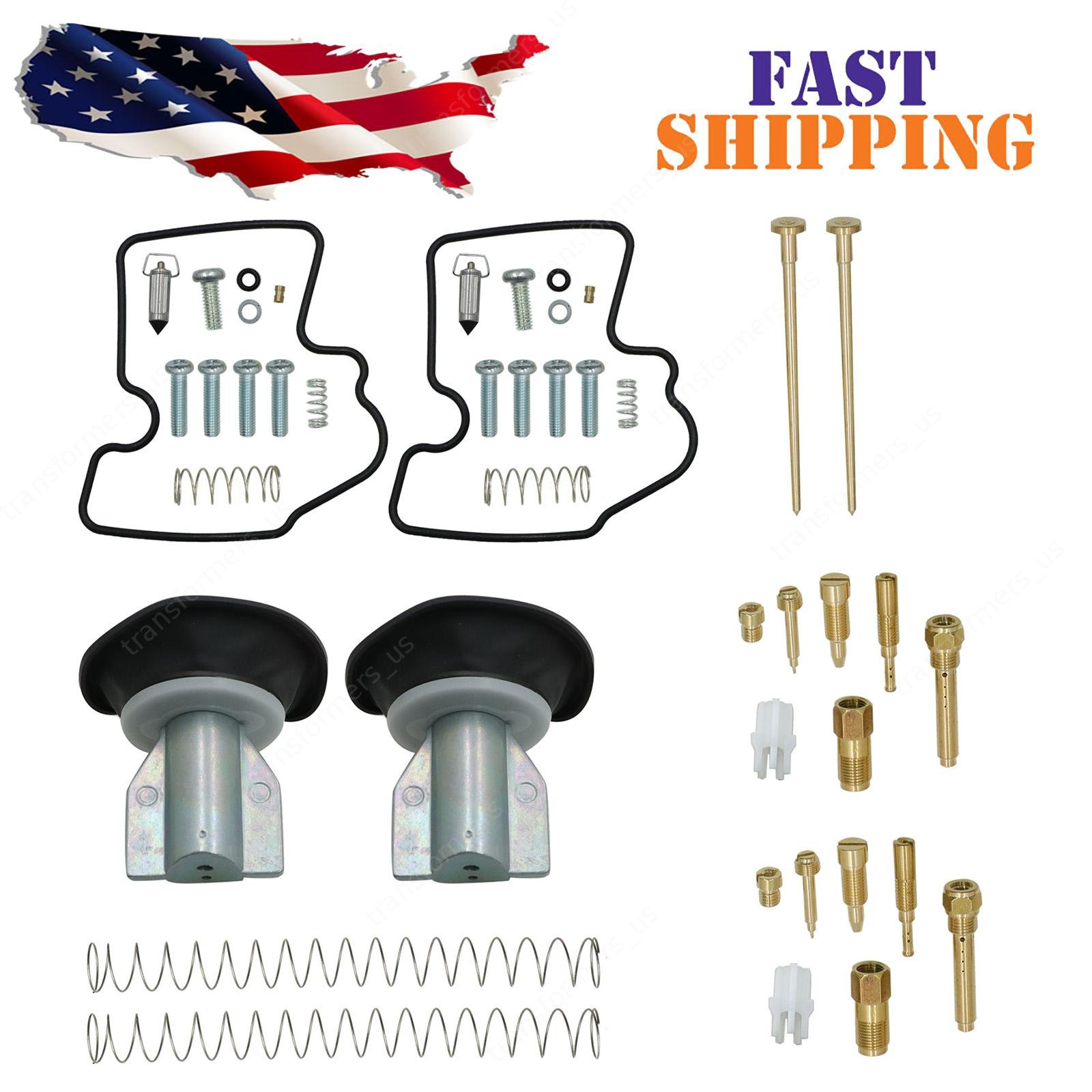 2x Carburetor Repair Rebuild Kit For Kawasaki Prairie Brute Force650 KVF650
