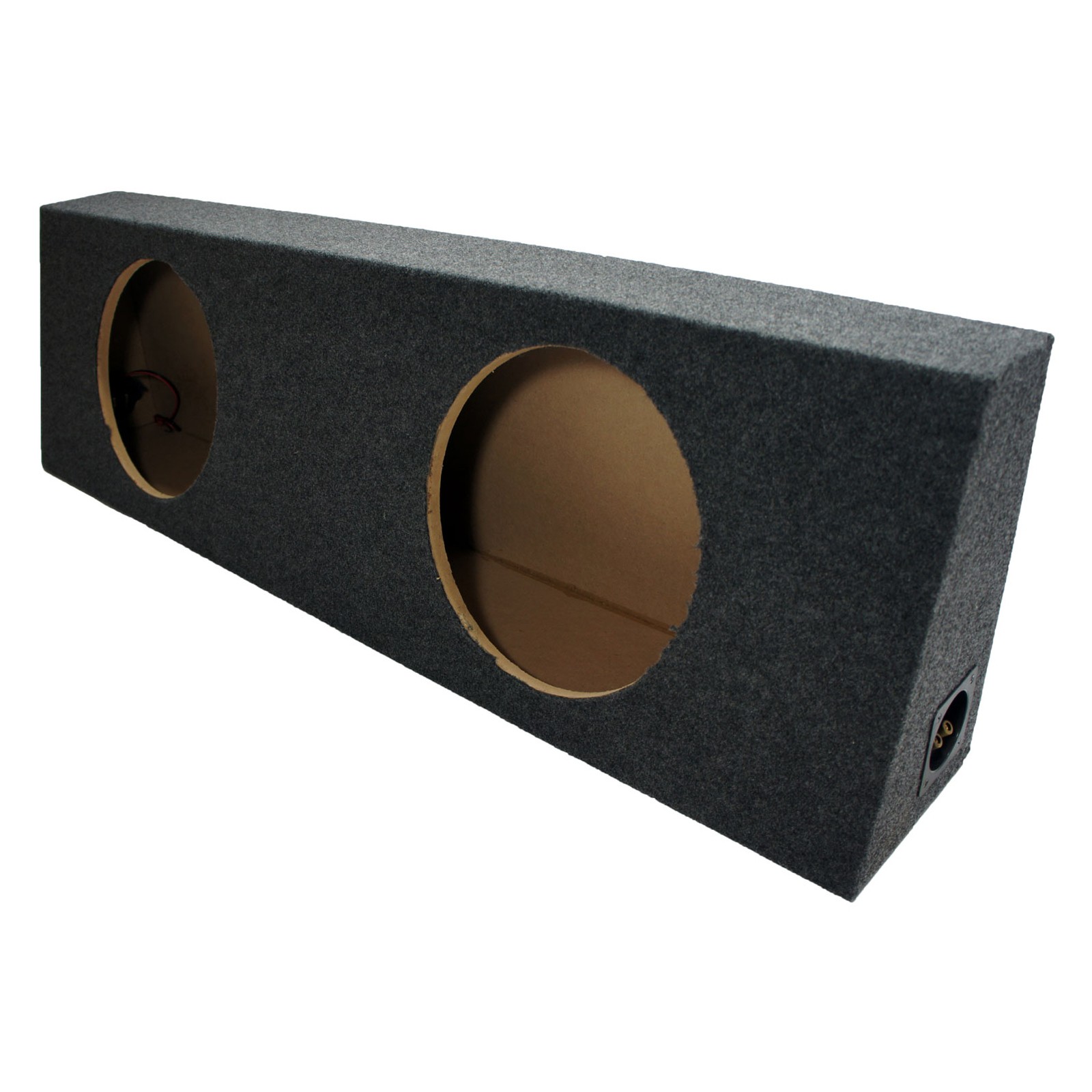 Dual 12″ Subwoofer Regular Standard Cab Truck Sub Box Enclosure Speaker Audio