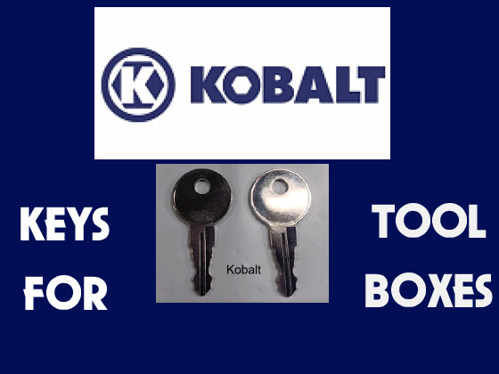 Kobalt 205 SET OF 2 KEYS Better Built Tractor Supply Northern Truck toolbox