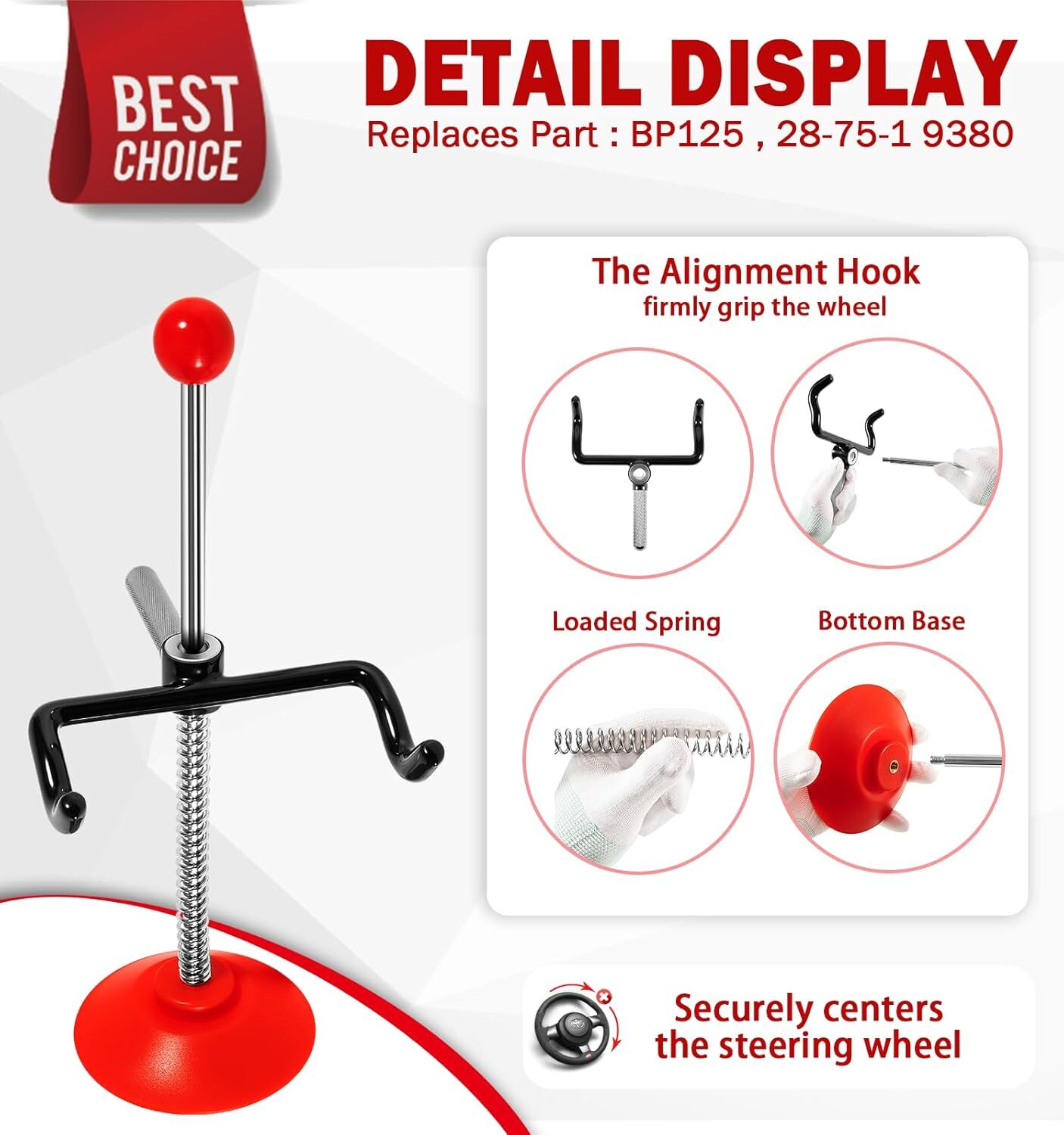 14in Car Alignment Rack Steering Wheel Leveling Holder Stand Alignment Tool