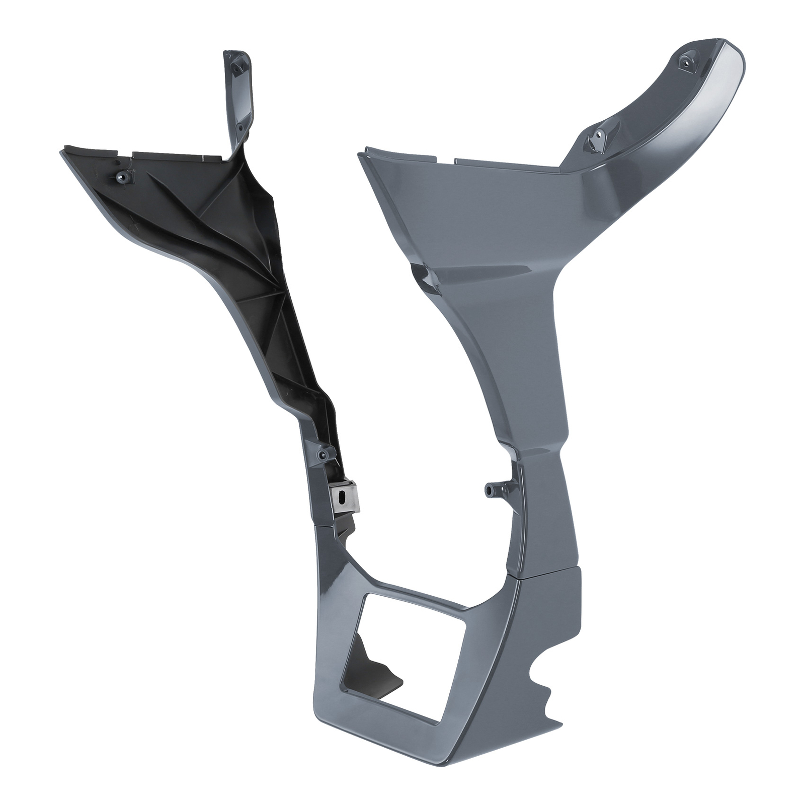 Fairings Chin Spoilers Cover Fit For Harley Road Glide FLTRX 17-23 Gunship Gray