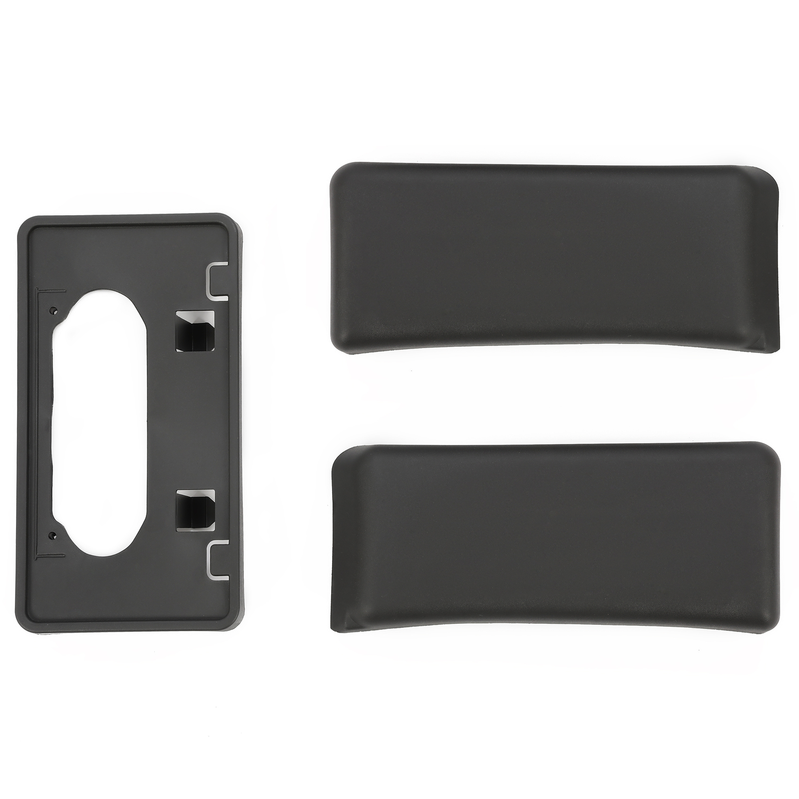 Fit For Ford F-150 2009-2014 Front Bumper License Plate Bracket Guards Pads Cap