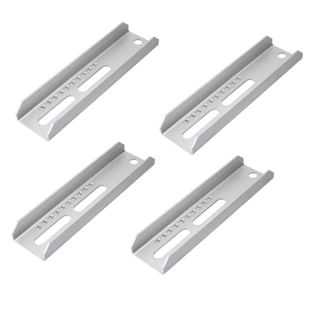 4 Pack 10″ Galvanized Swivel Top Bunk Bracket Kit For Boat Trailer 1.5×3、2×3、3×3