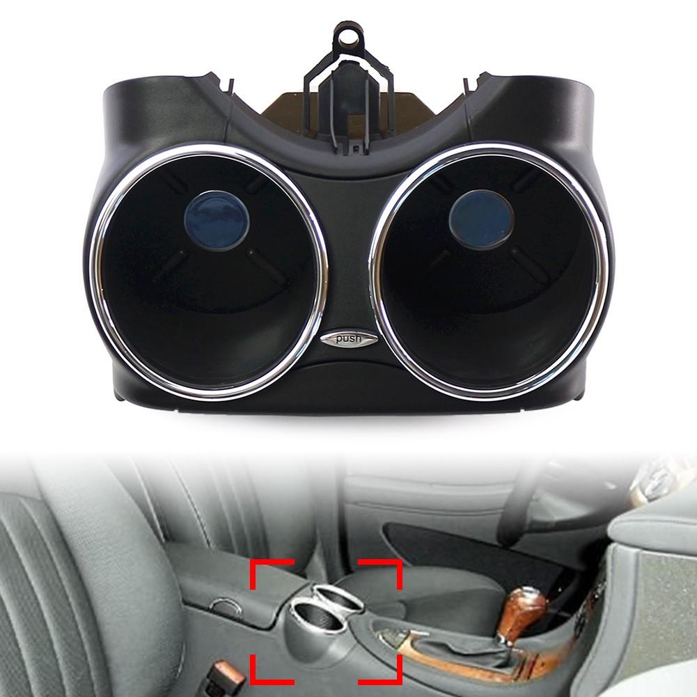 Black Center Console Cup Holder Bracket For Mercedes Benz CLS C219 W219 2004-11