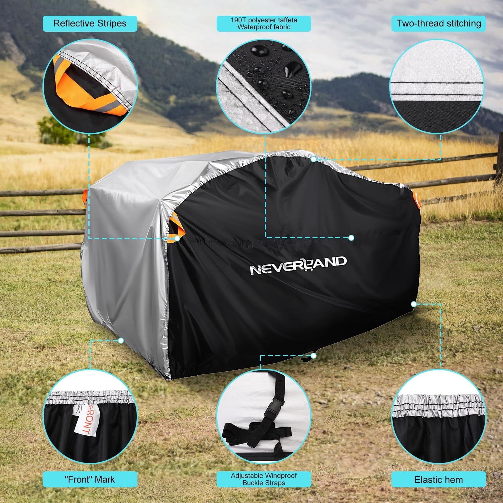 Waterproof Heavy Duty ATV Cover XXXL Universal Quad Outdoor Storage – All Weathe