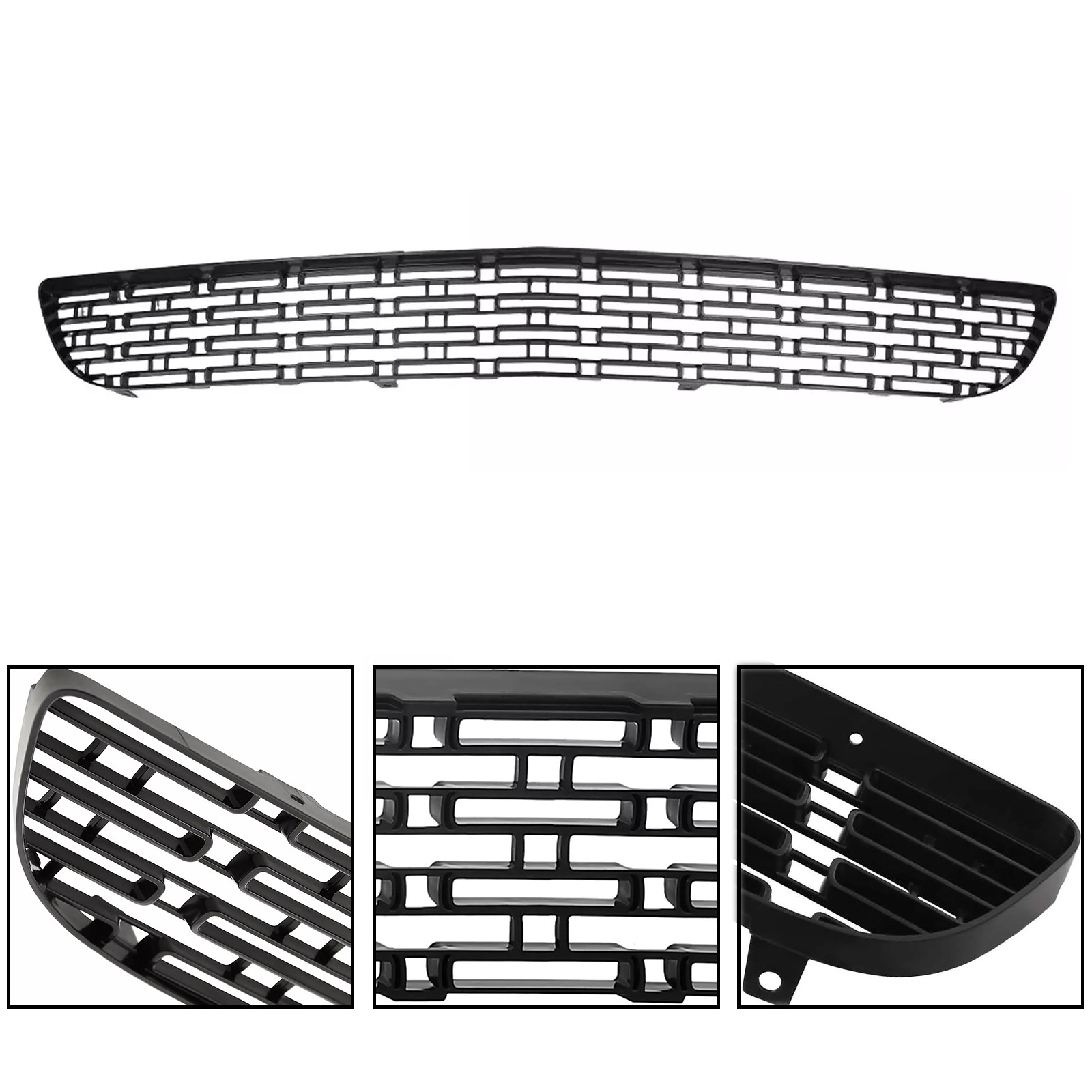 Front Bumper Lower Grille Grill Black For 2015-2022 Dodge Challenger 68259756AA