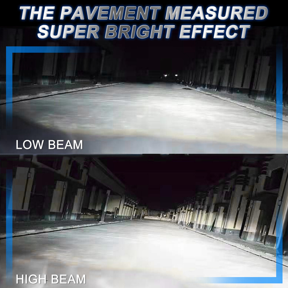 9005+9006 LED Combo COB LED Headlight Kit 360000LM Light Bulbs Hi/Low Beam 6000K