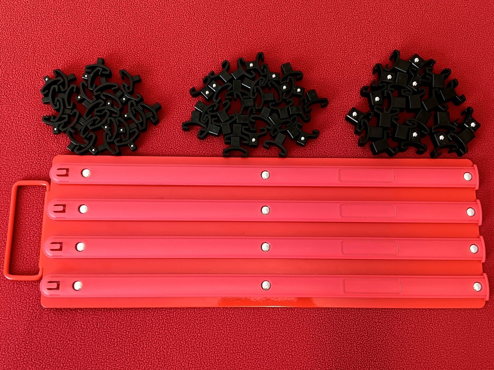 CRAFTSMAN 4-Row Socket Holder Rack +79 Socket Holders