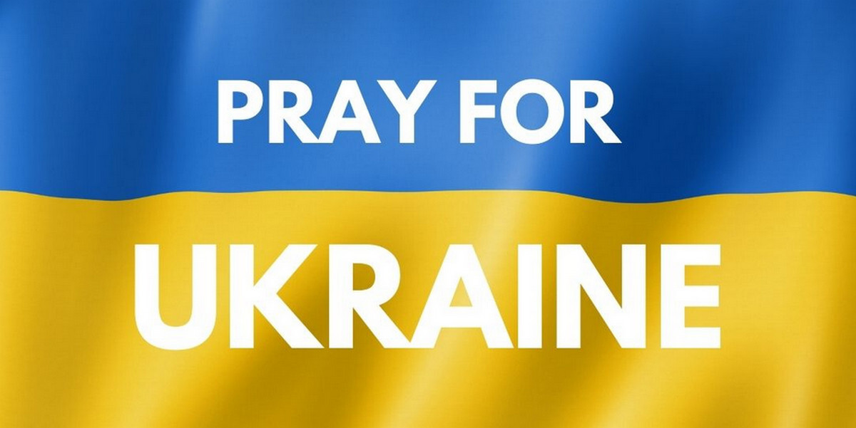 Pray For Ukraine Sticker Grunge Vinyl Decal Car Truck