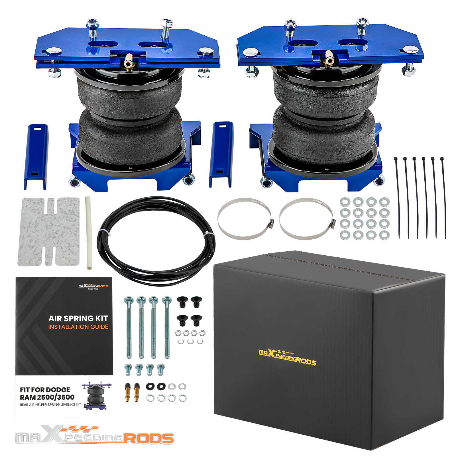 Air Suspension Spring bag Kit Rear for Dodge Ram 2500 3500 2003-2013