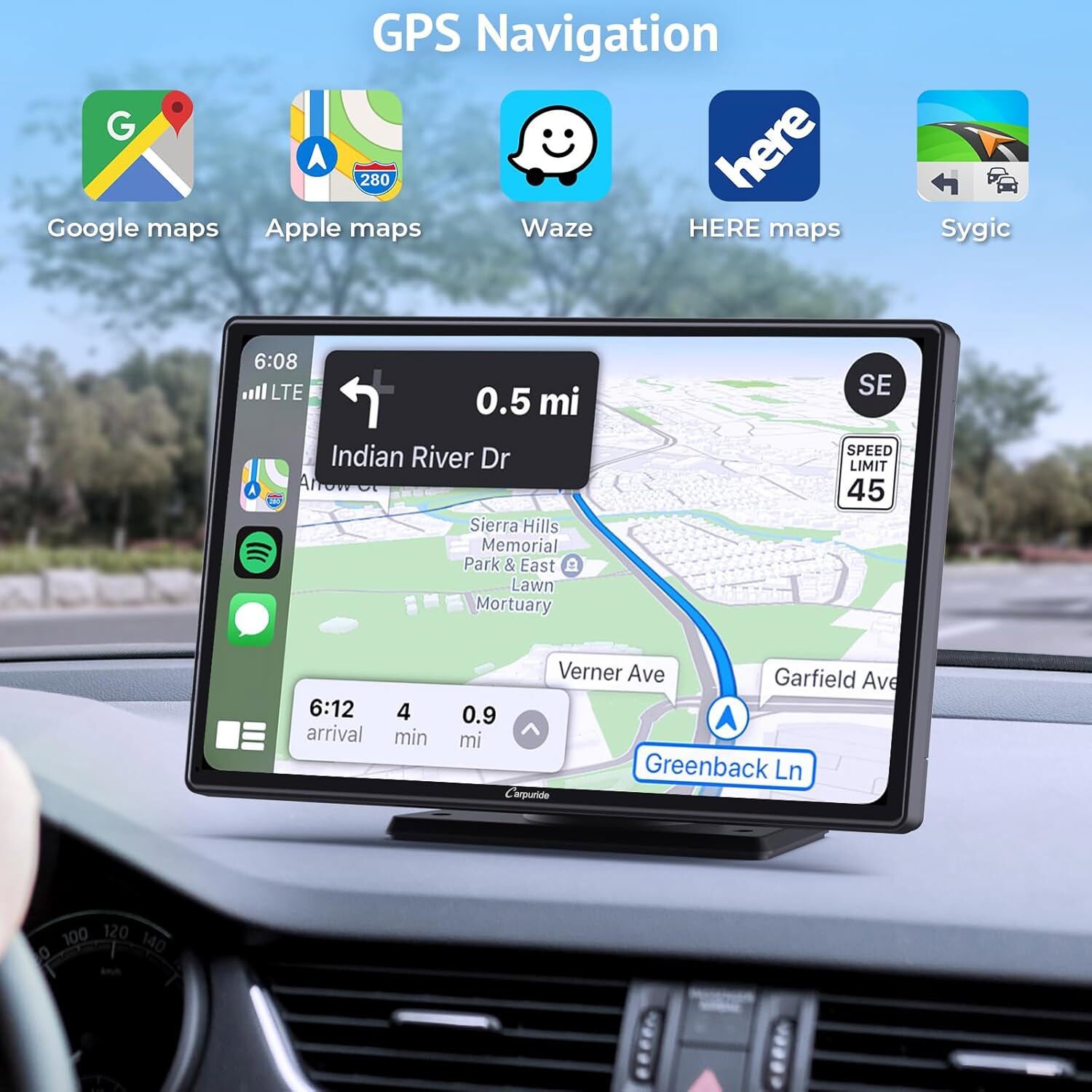 Carpuride W901 Car Radio Wireless Apple CarPlay Android Auto Car Stereos Audio
