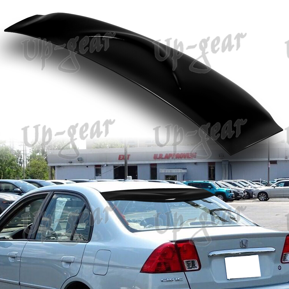 For Honda Civic 4DR Sedan ABS Plastic Rear Roof Window Visor Deflect Spoiler