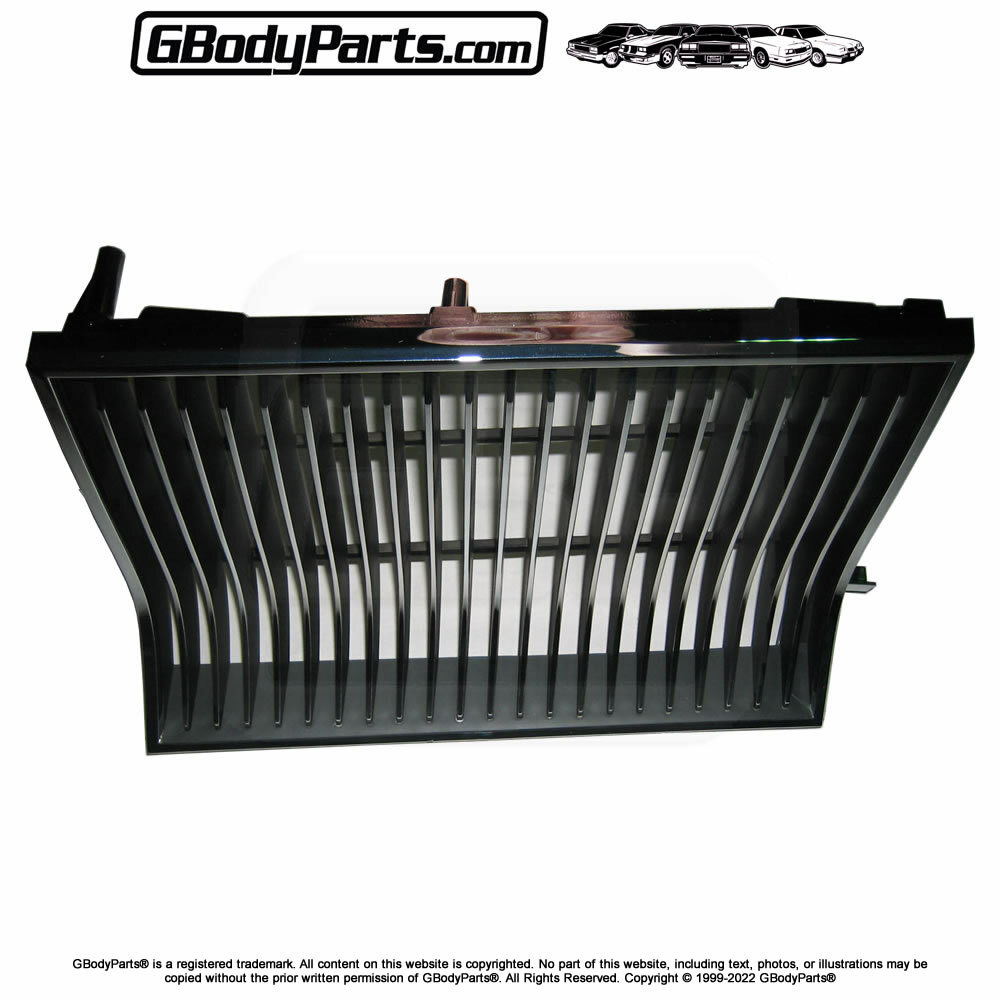 1986 Oldsmobile Cutlass 442 CHROME Plated & BLACK Painted Grille Grill SET NEW