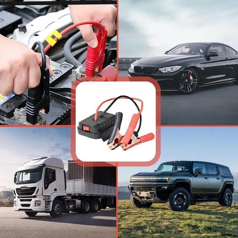 Portable Car Battery Jump Starter Jump Box Lithium Battery Converter Compact USA