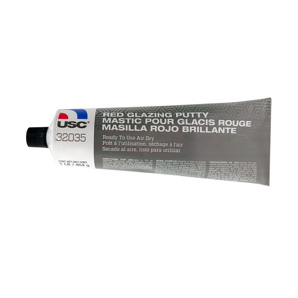 USC Red Glazing Putty, 1 lb tube – 32035