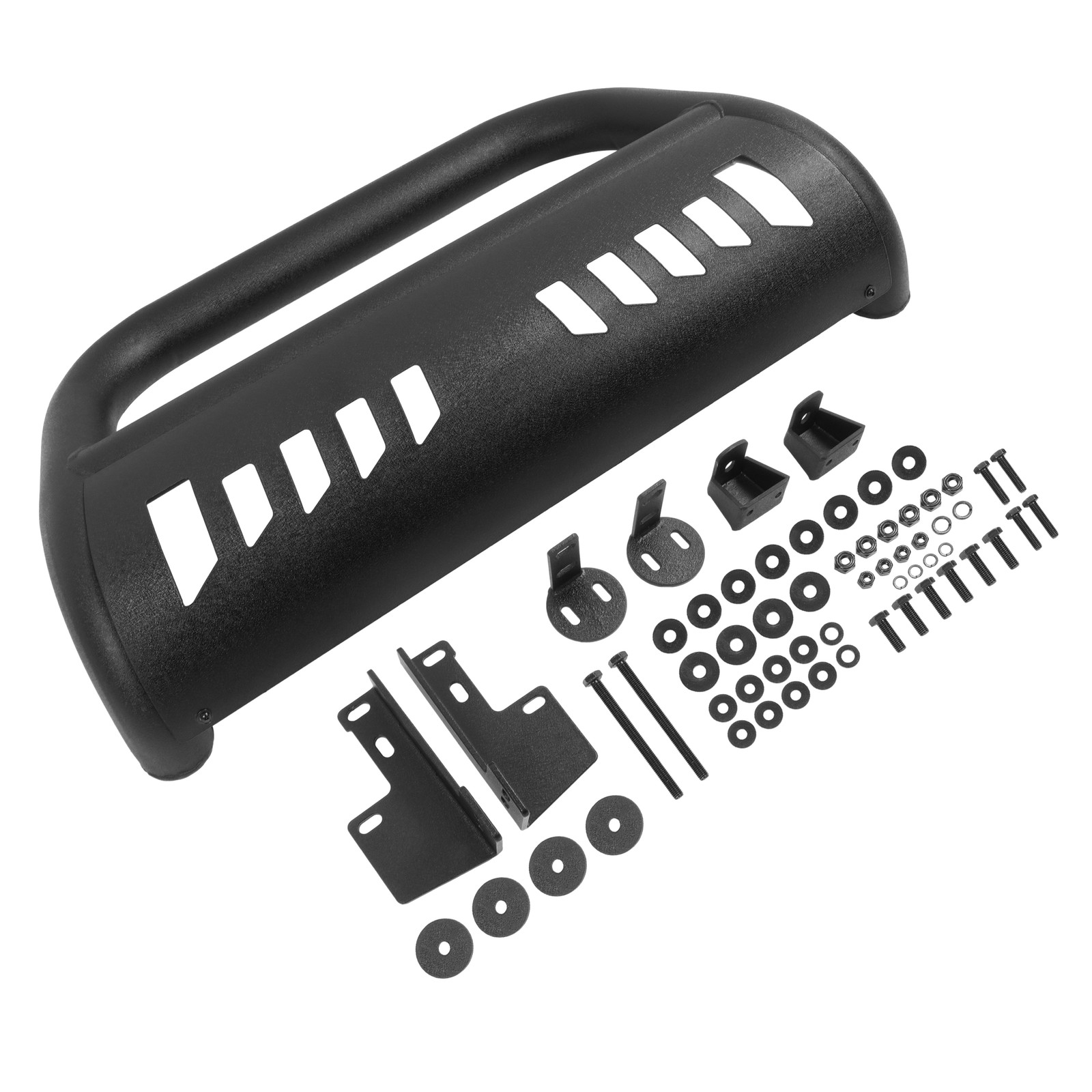 Black Bull Bar Front Bumper Grille Brush Guard For Toyota Tacoma 2016-2023