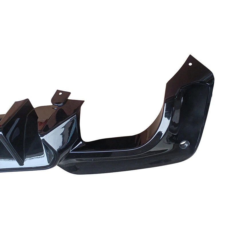 Gloss Black Rear Diffuser Lip W/Light For 18-21 BMW G01 X3 M40i M-Sport US Stock
